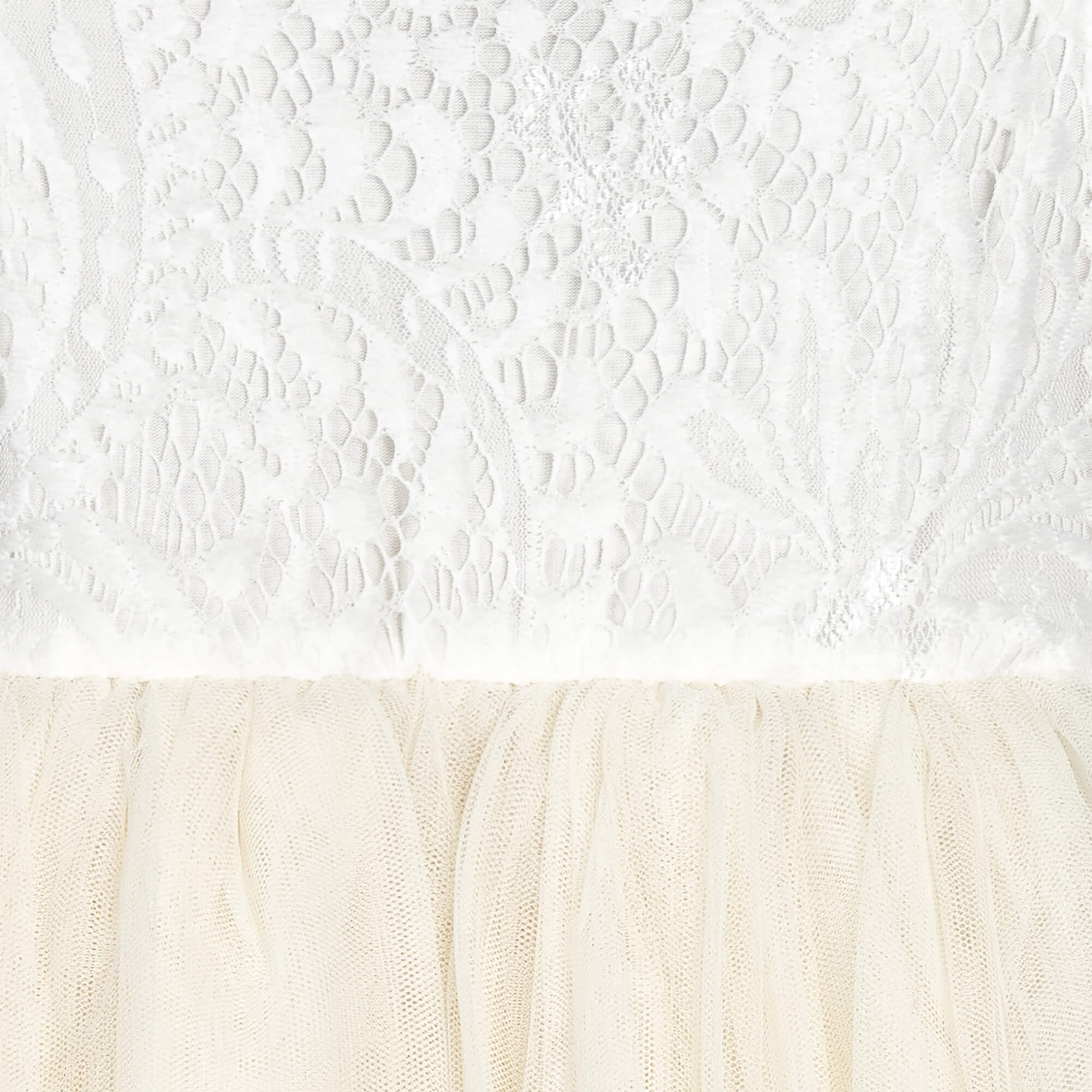 Close up of tulle shade