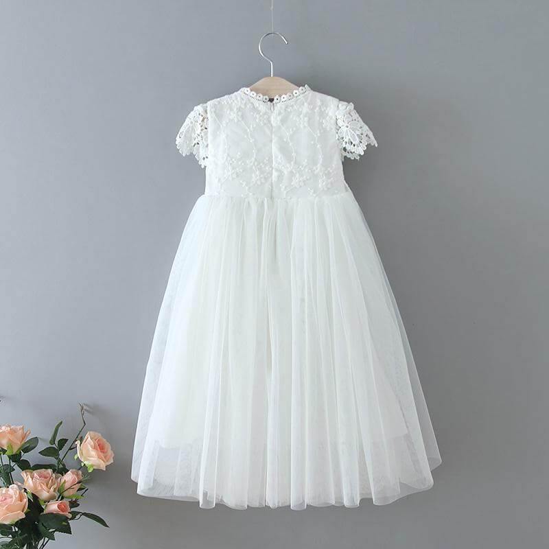 Rear detailing of dress