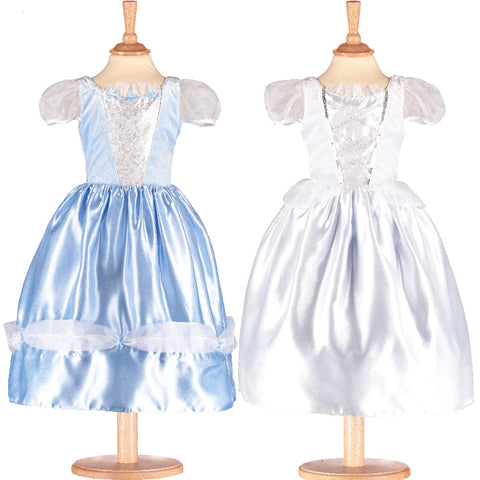 Reversible blue and white Bride / Princess Costume