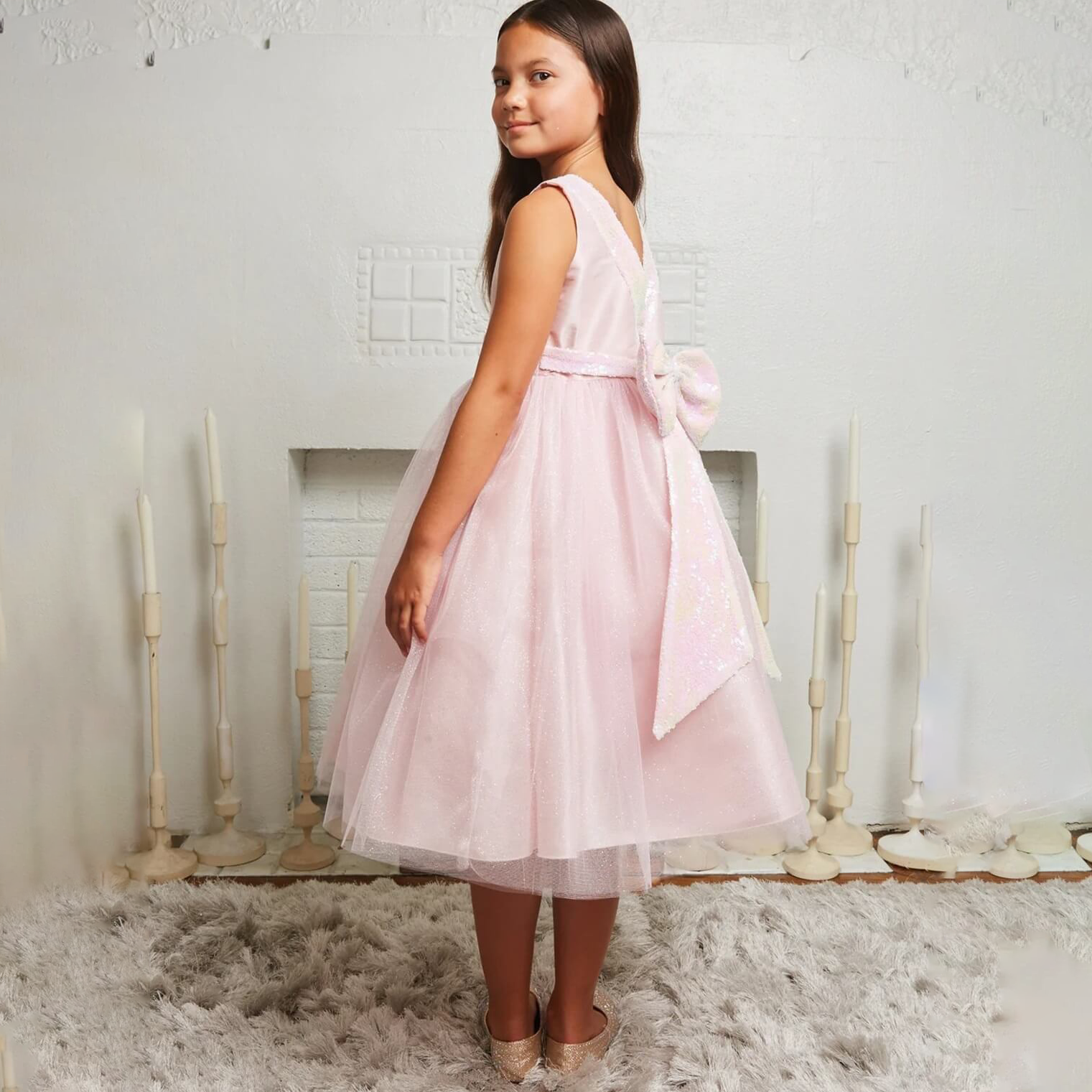 Belle of The Ball Dress - Sugar Pink