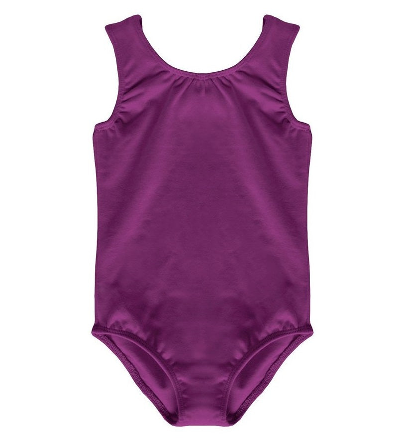 Purple Sleeveless Leotard