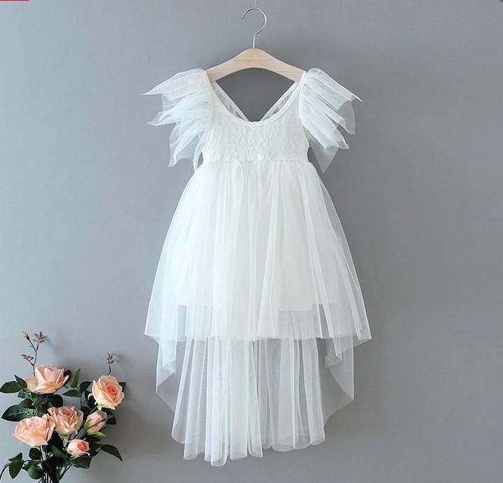 White Flower Girl Dress