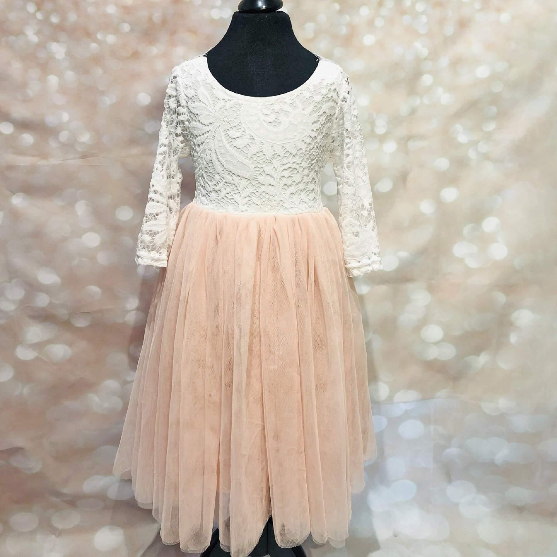Bohemian Classic Tea Dress - Blush Pin