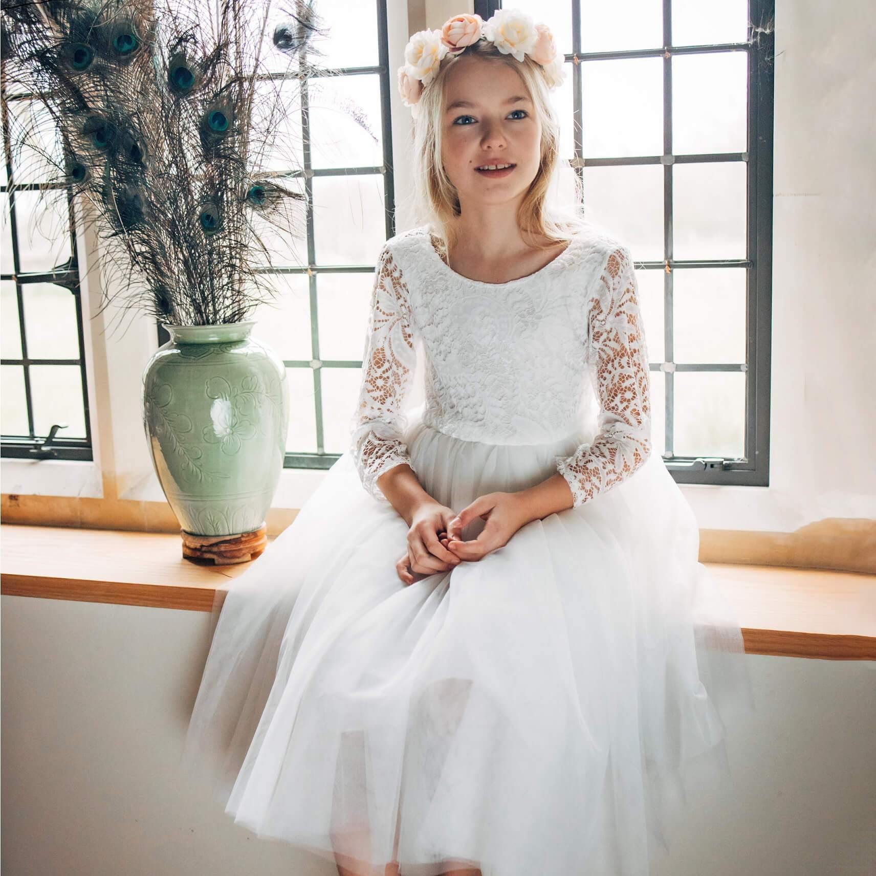 Bohemian Classic Dress - White