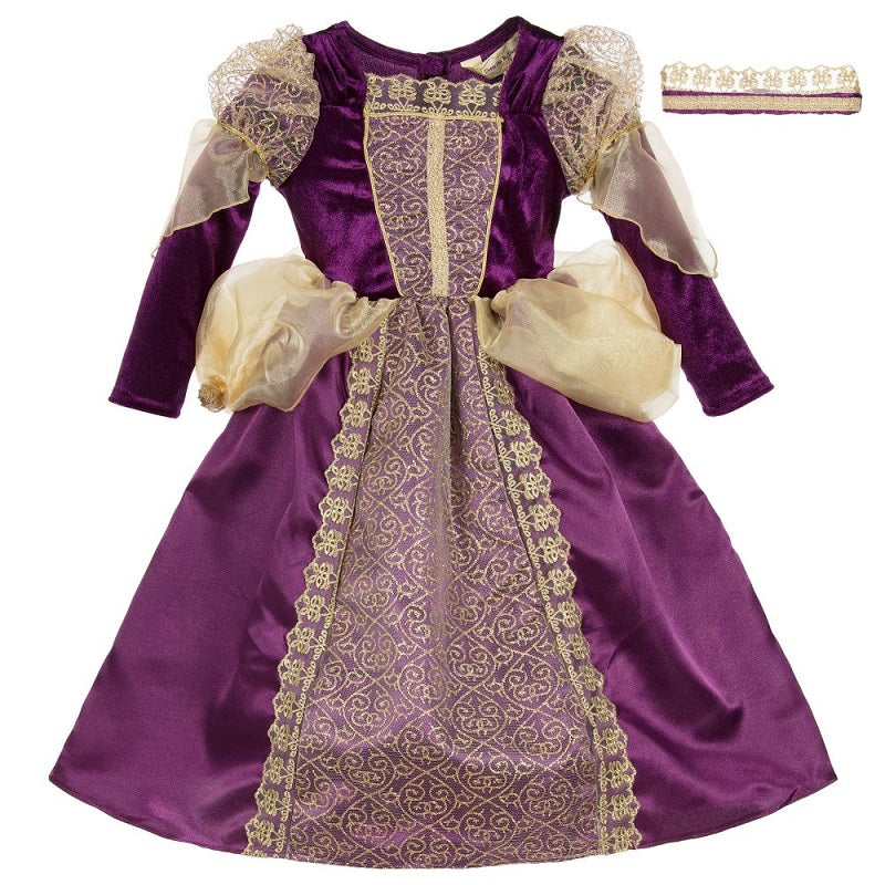 Purple Amethyst Queen costume dress and headband.