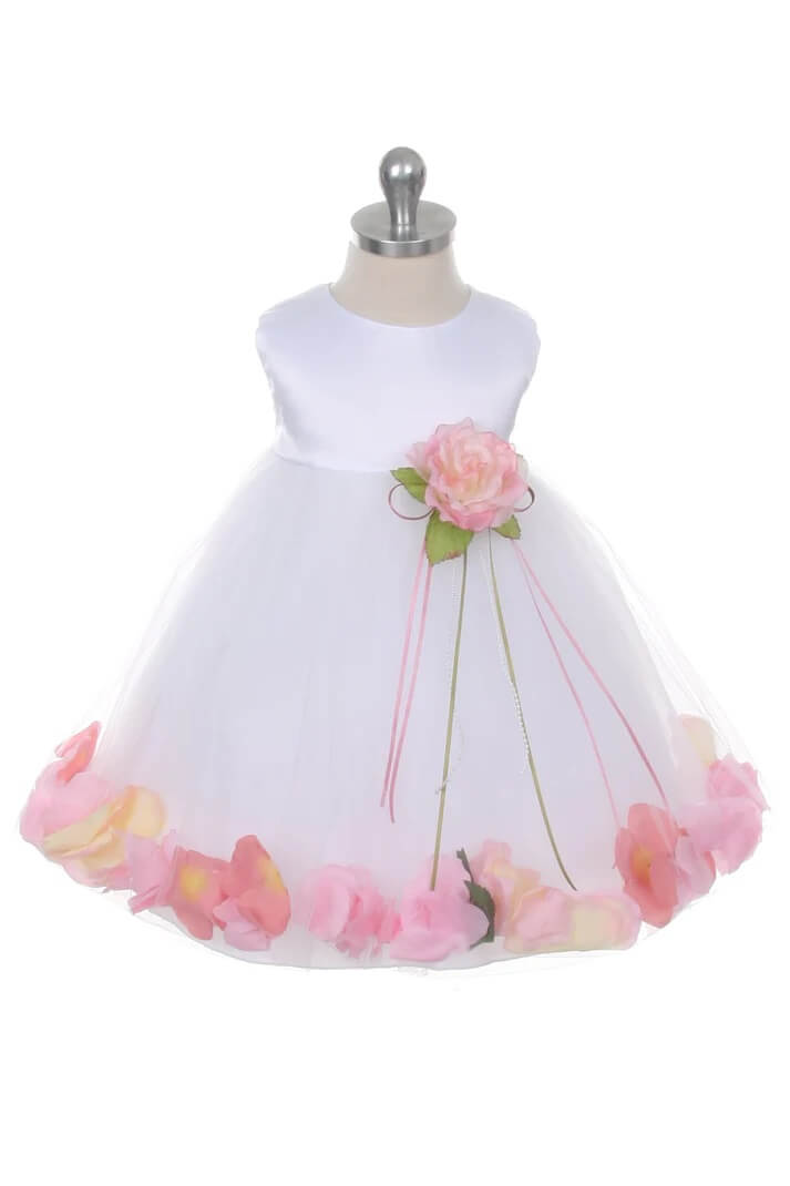 Petal dress in pinks