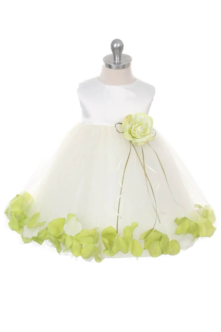 Petal dress in Sage