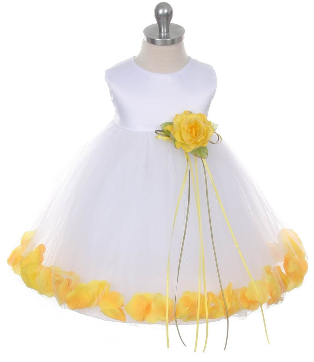 pretty yellow petal dess