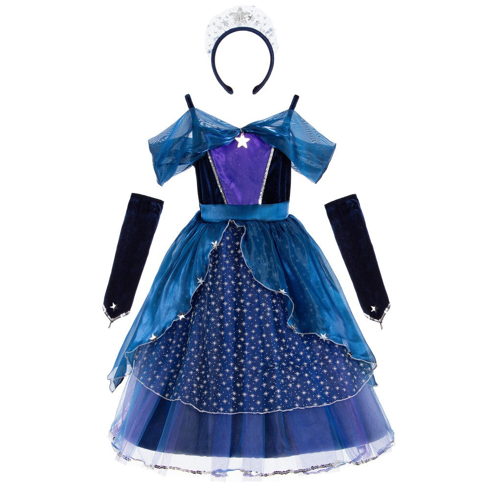 Blue Starcatcher Princess Costume Set