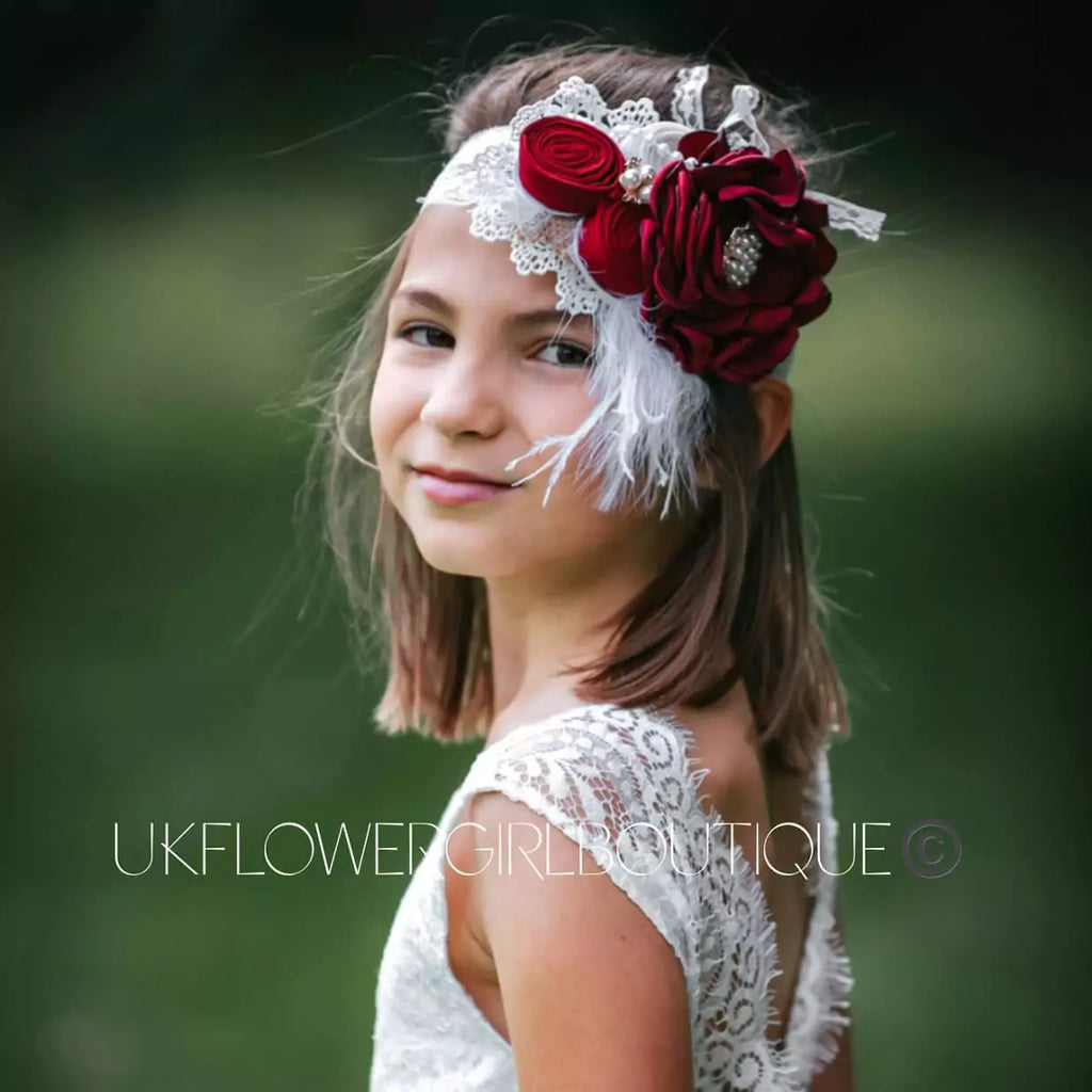 beautiful girl with head piece