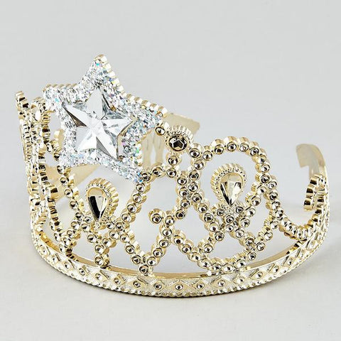 Girls Gold Star Crown