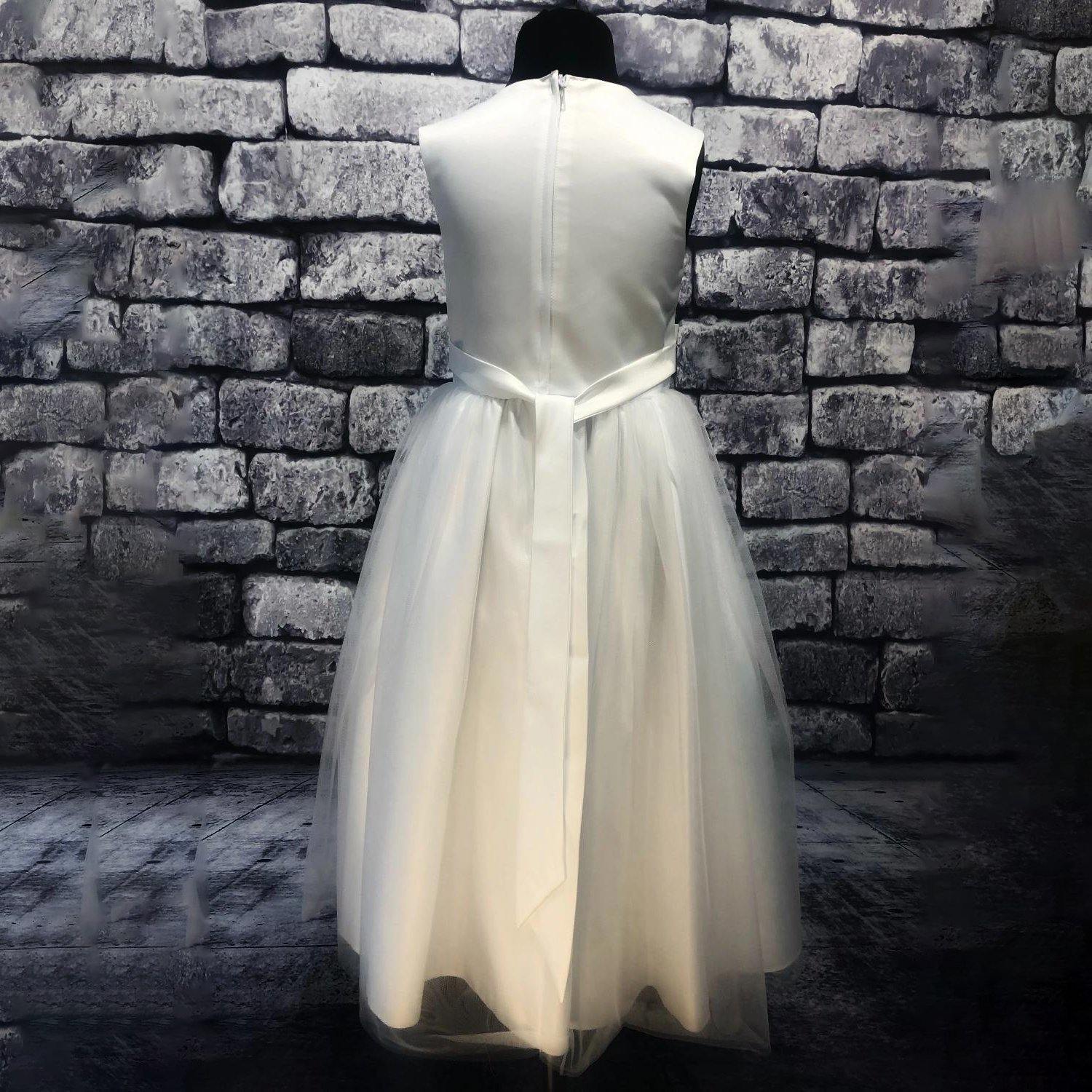 Betsy White Flower Dress