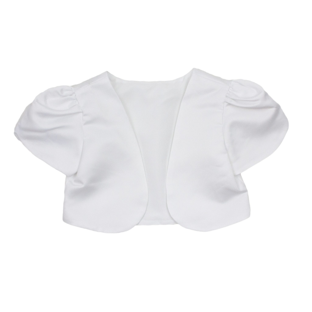 Bolero - Cap Sleeve White - The Fairy Princess