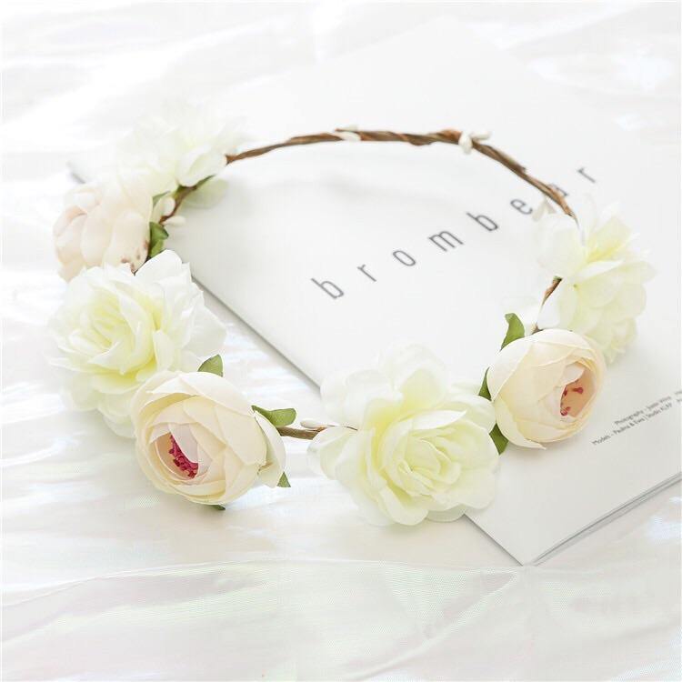Classic Peony Head Garland