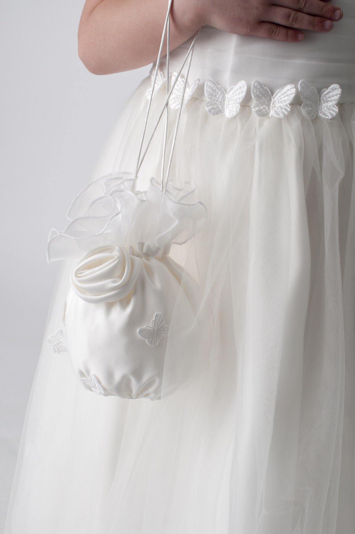 Butterflies Flower Girl Dress - with Petal Bag - UK Flower Girl Boutique