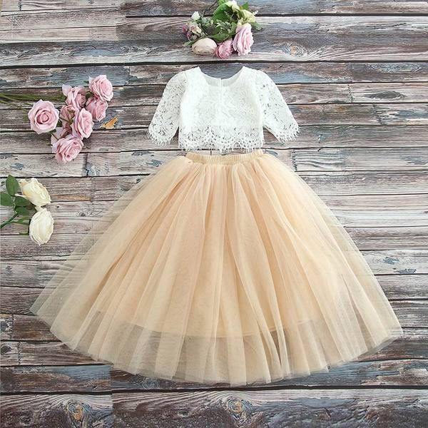 Felicity Couture Set - Apricot Champagne - The `Fairy Princess
