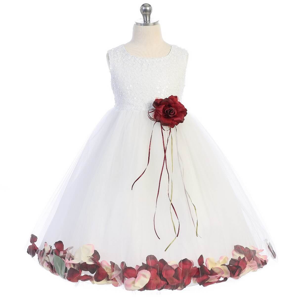 Burgandy Kenza dress