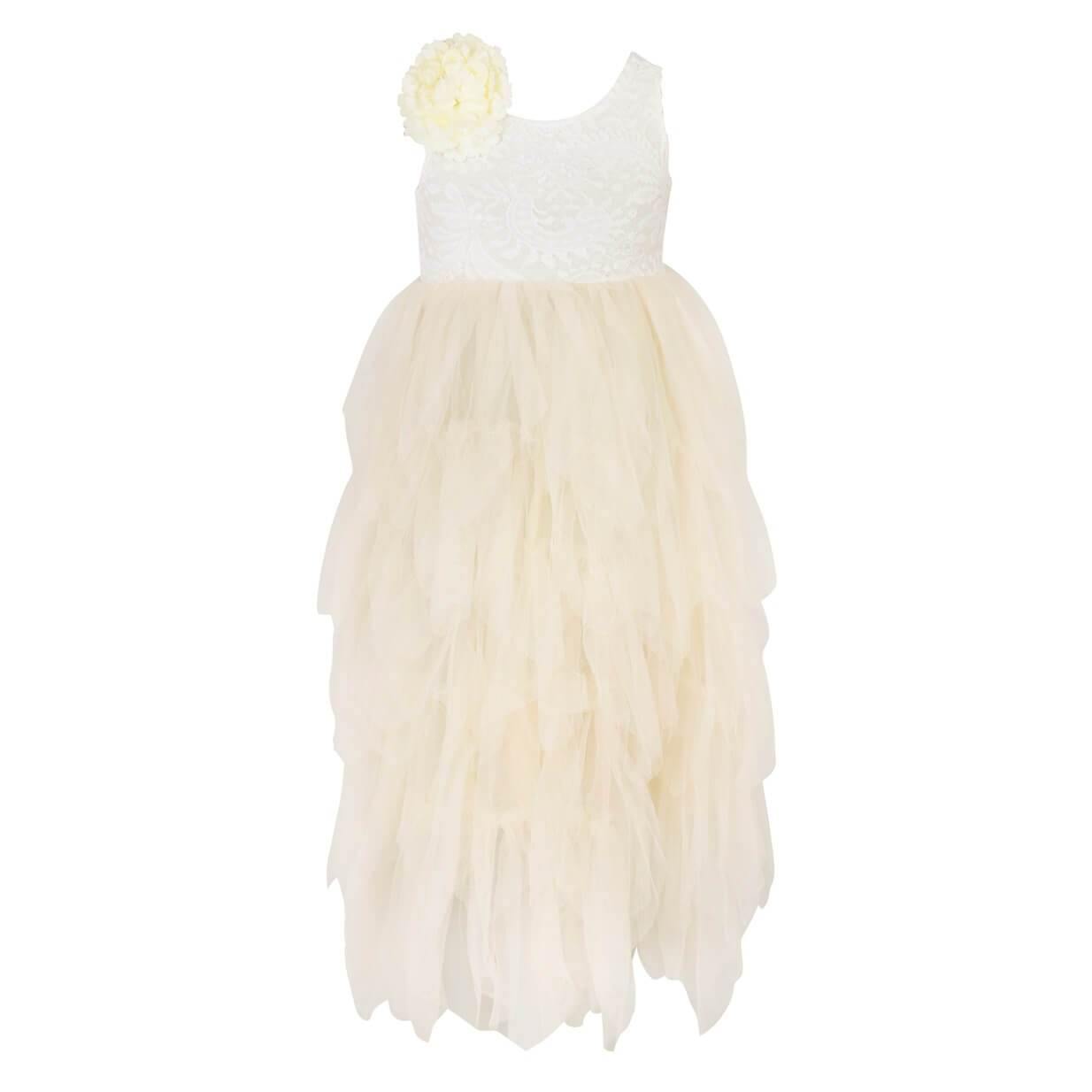 Bohemian Spirit Ivory Sleeveless Dress