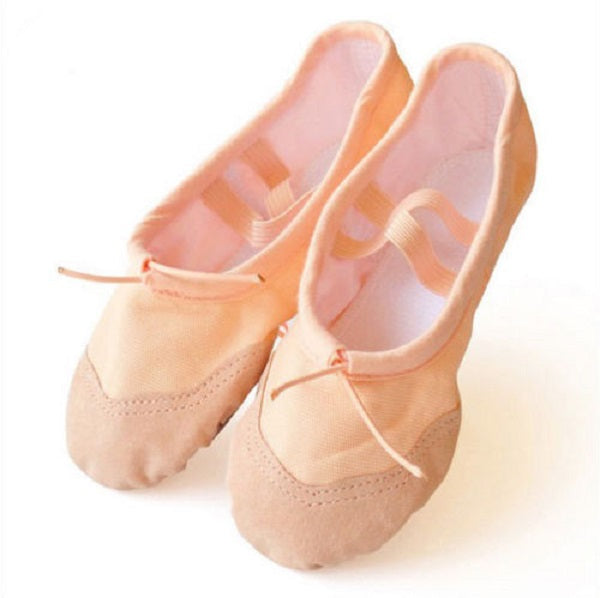 Nude Canvas Ballet Pumps