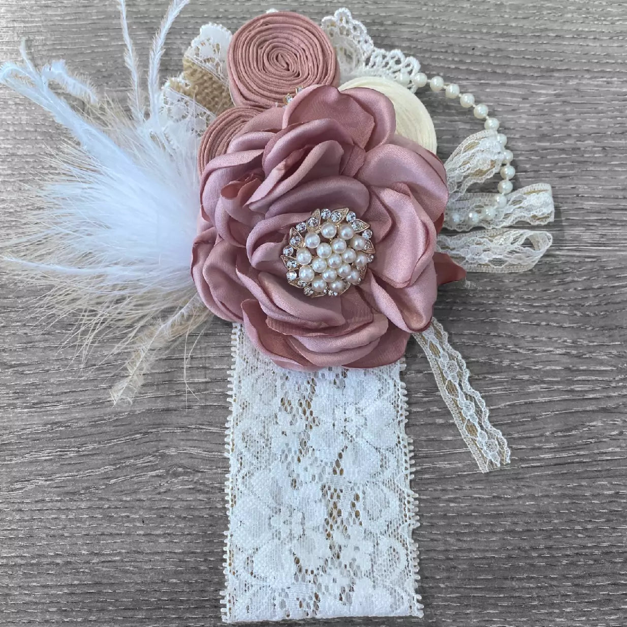 fabulous feather head piece
