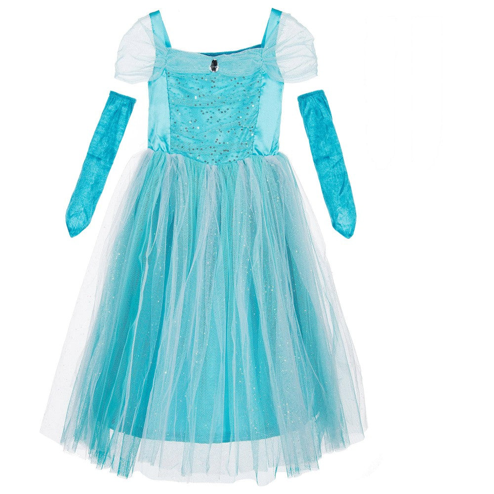 Turquoise Sparkle Princess Costume