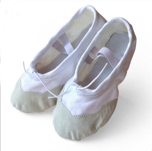 White Canvas Ballet Pumps