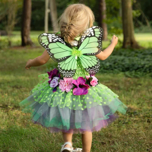 girl playing as a fairy
