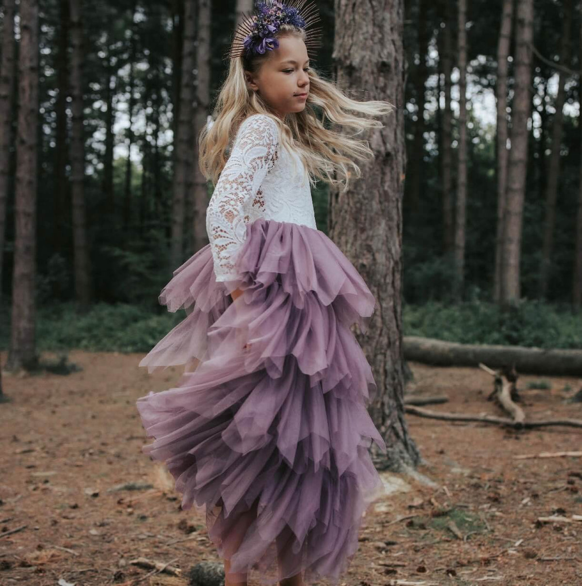 Lilac Purple and Mauve Girls Dresses The Fairy Princess The Fairy Princess