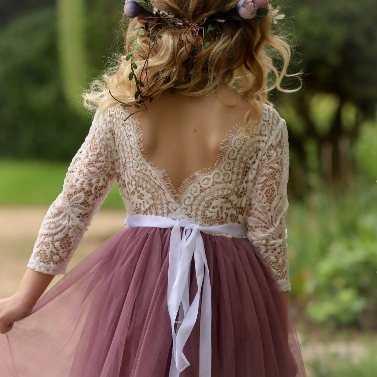 Bohemian Classic Long Sleeve backless Dress 