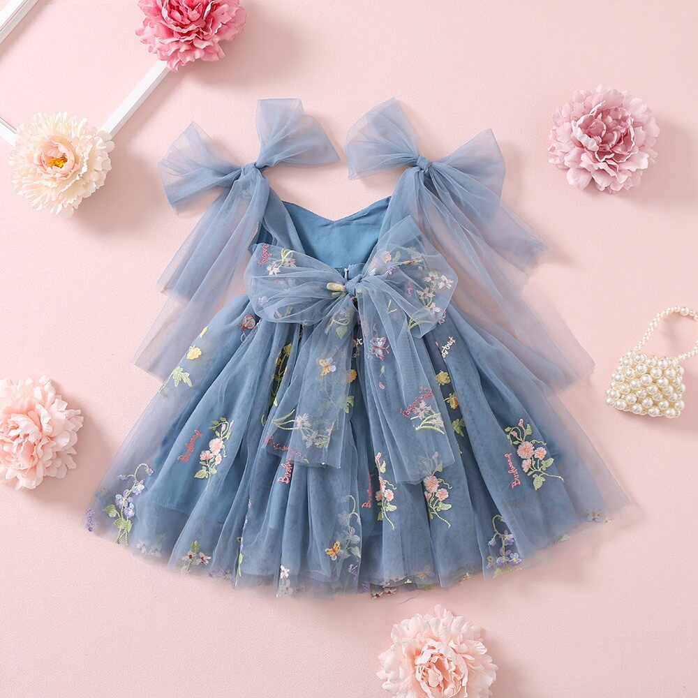 Enchanted Angel Dusty Blue Dress | The Fairy Princess The Fairy Princess Enchanted Angel Dusty Blue Dress | The Fairy Princess The Fairy Princess