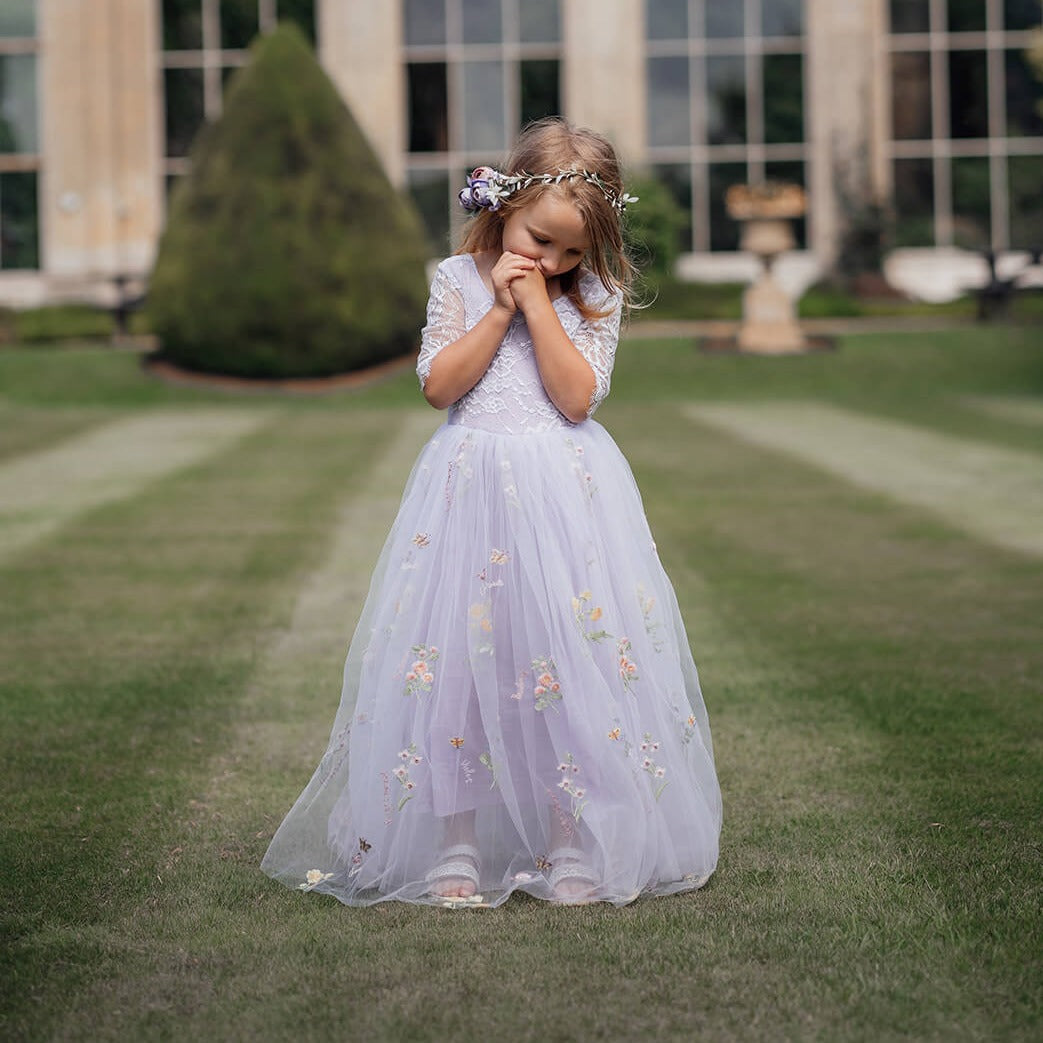 Lilac Flower Girl Dresses Uk Lilac Little Girl Dresses Lilac Girl