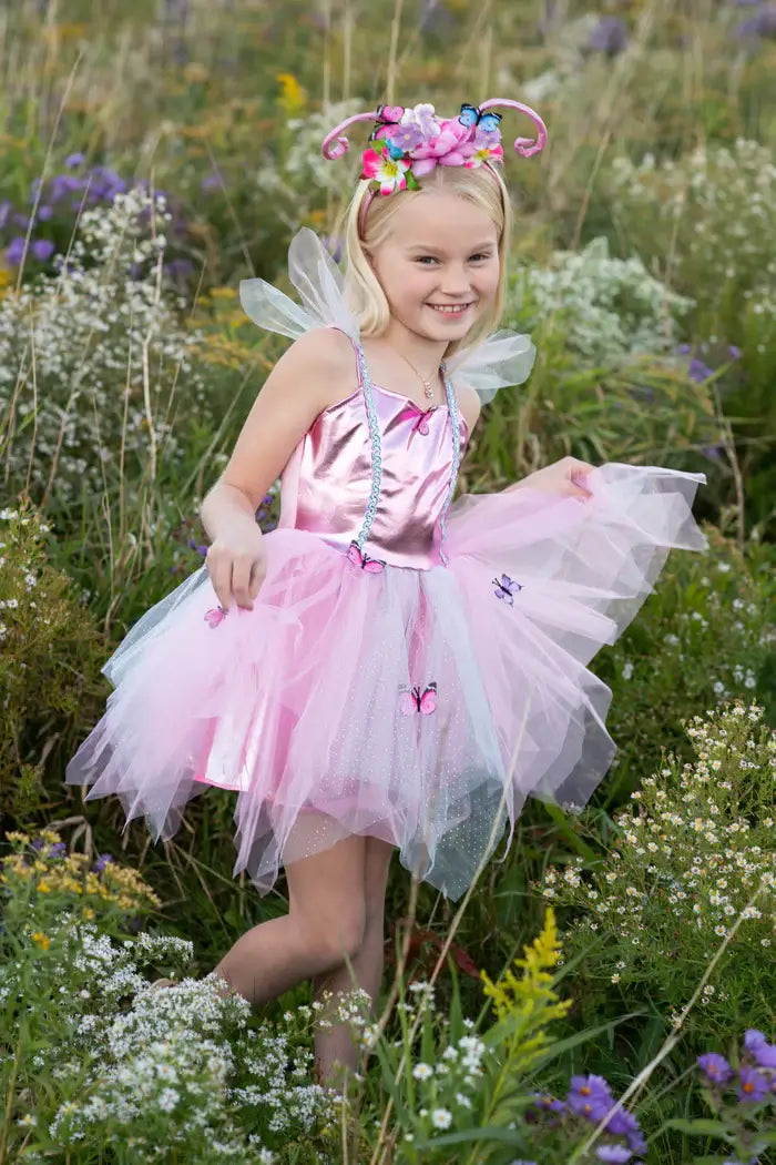 Girl playing in fairy dress