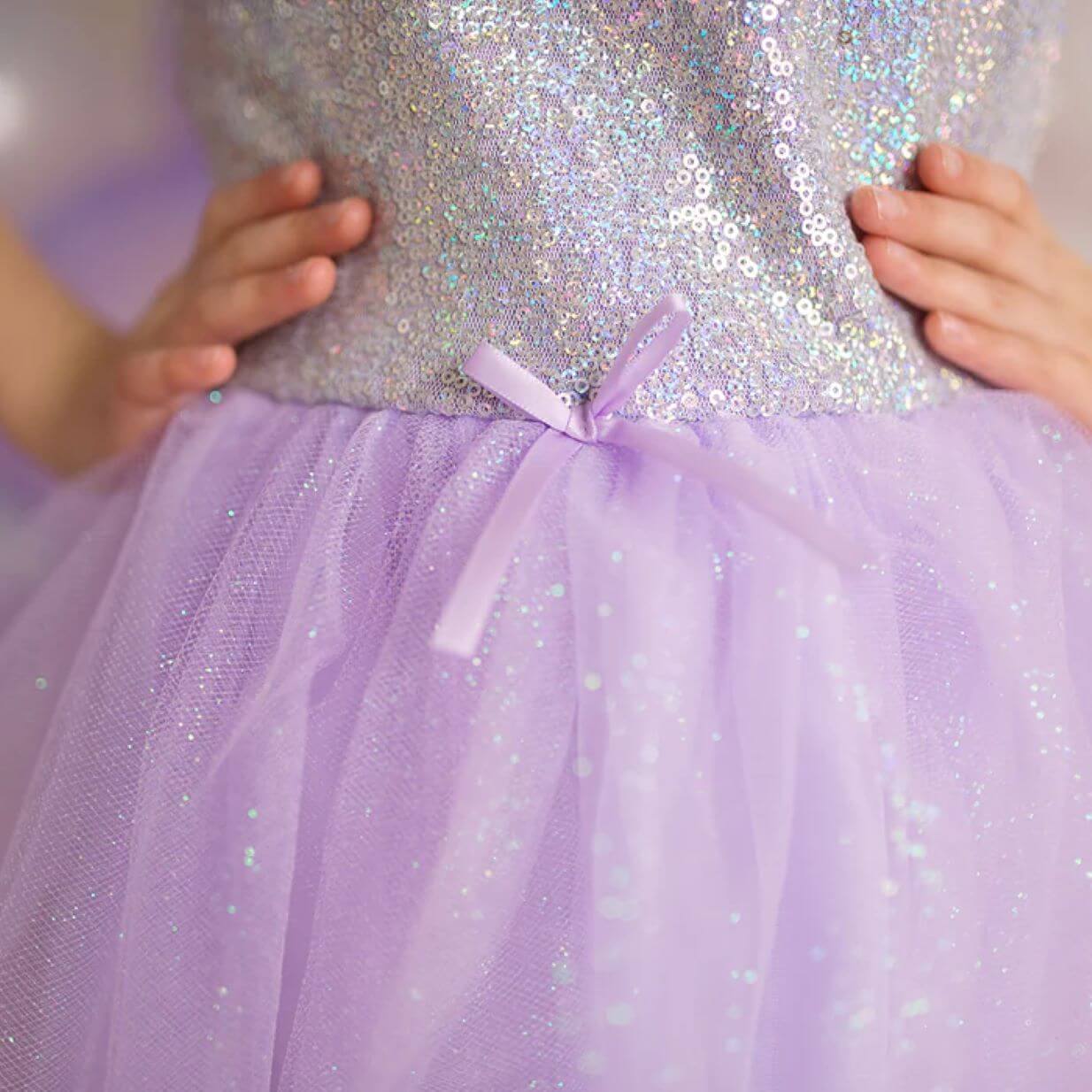 Sequins Fairy Princess Dress - Lilac
