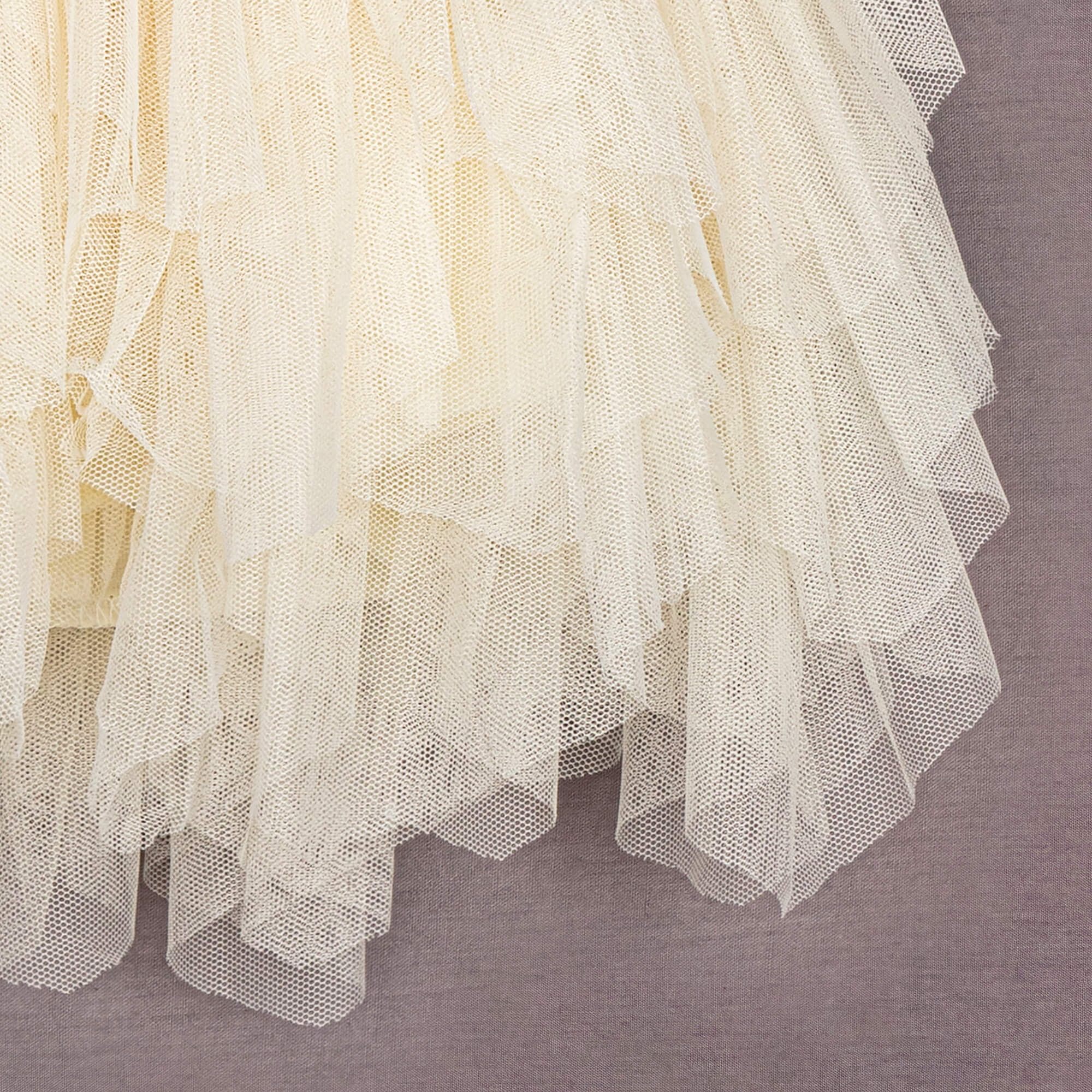 close up of tulle colour