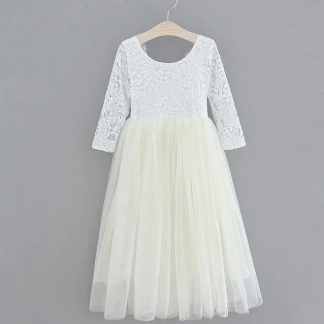 Baby Classic dress in white