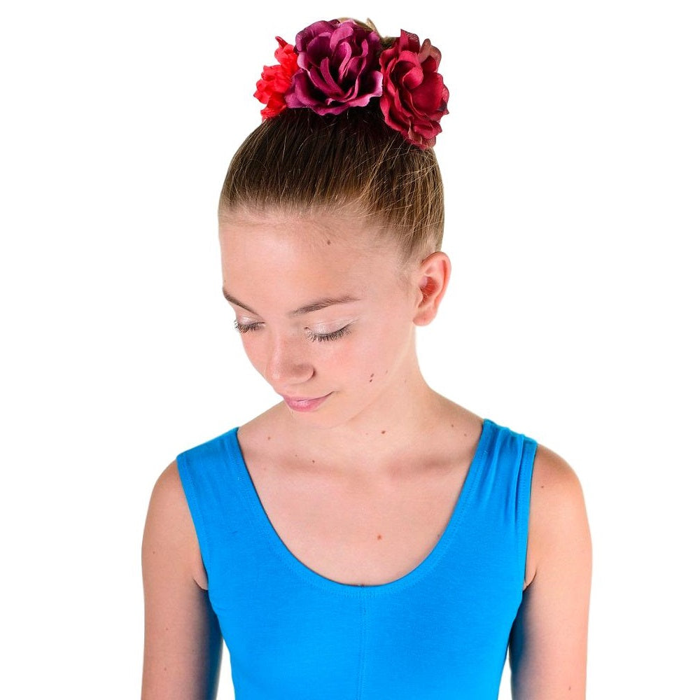 red Bohemian floral headbands