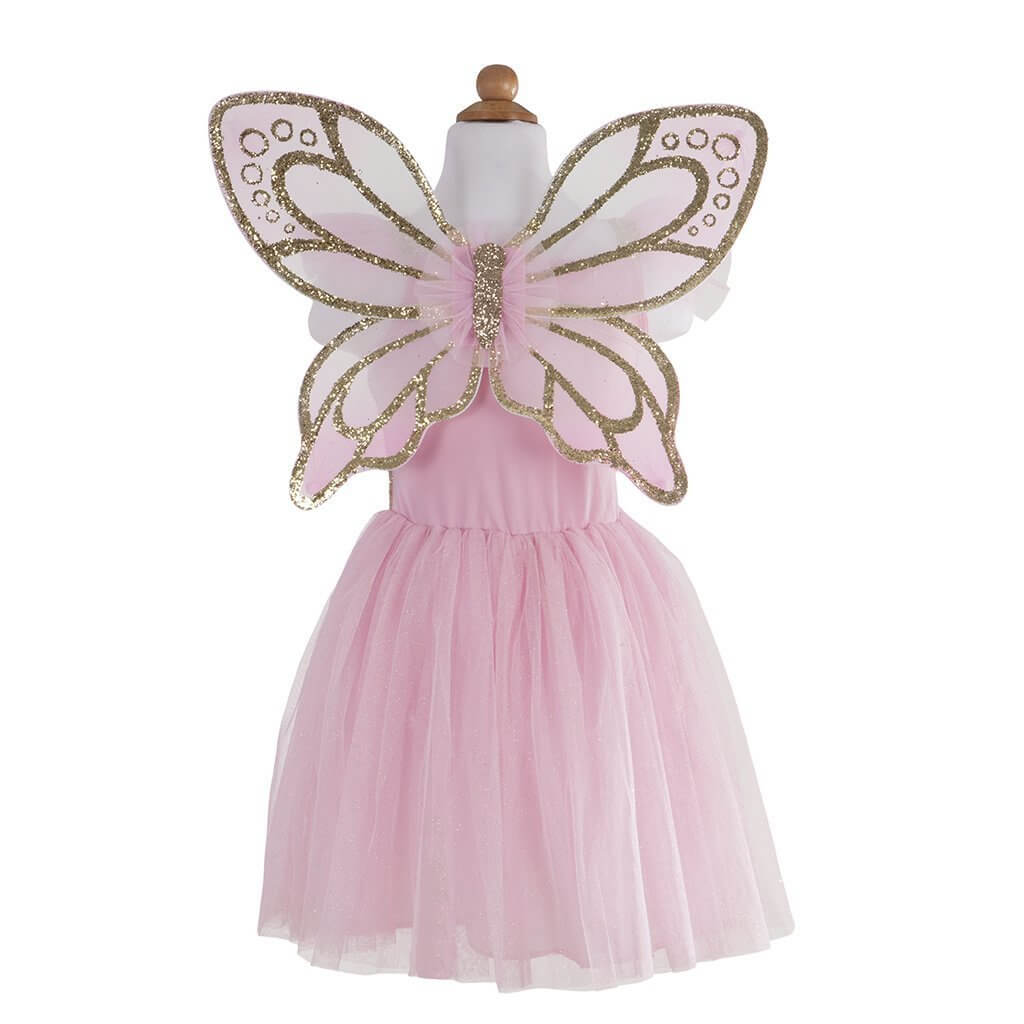 Gold and Pink Butterfly Fairy Dress | The Fairy Princess The Fairy Princess Gold and Pink Butterfly Fairy Dress | The Fairy Princess The Fairy Princess
