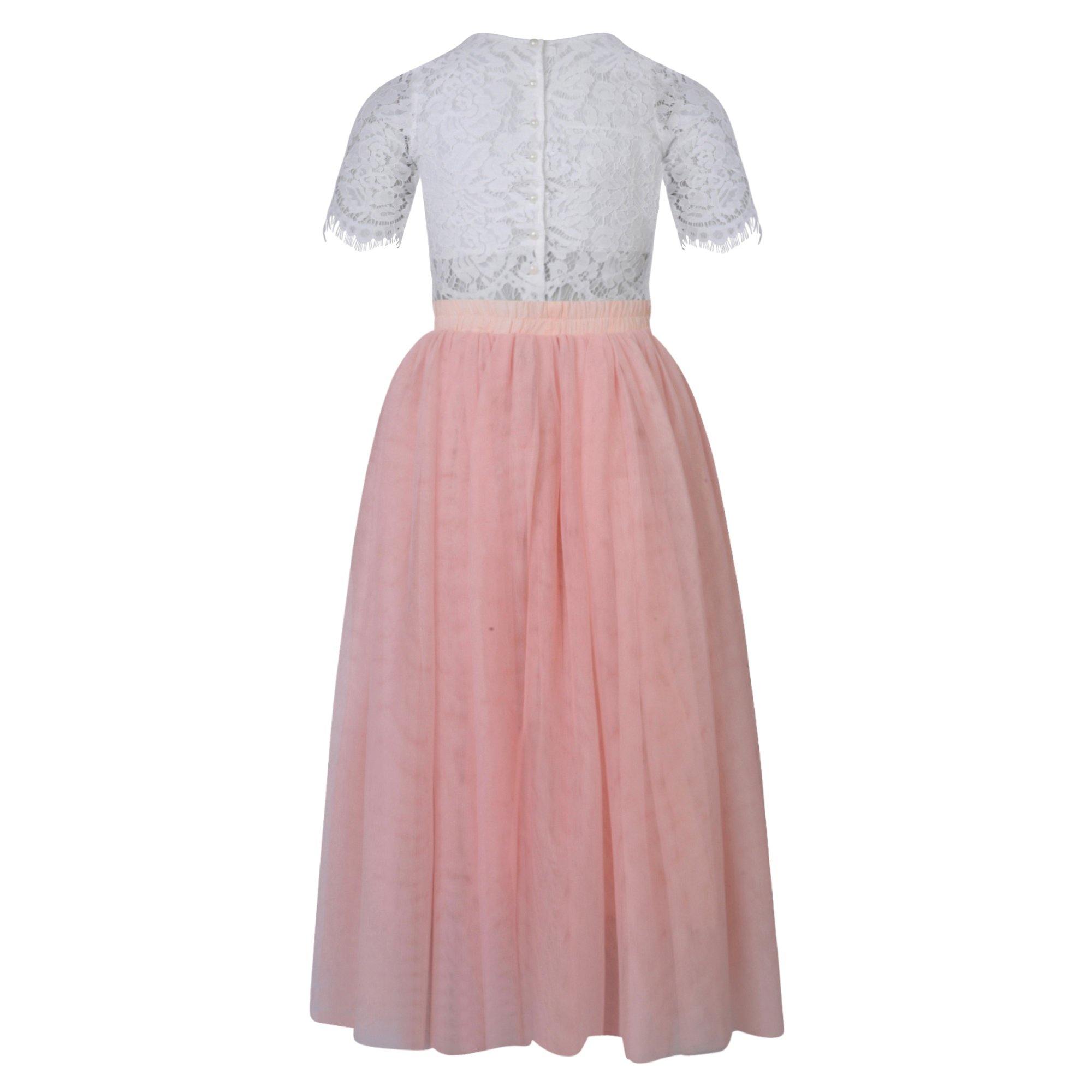 Felicity Couture girls outfit in blush
