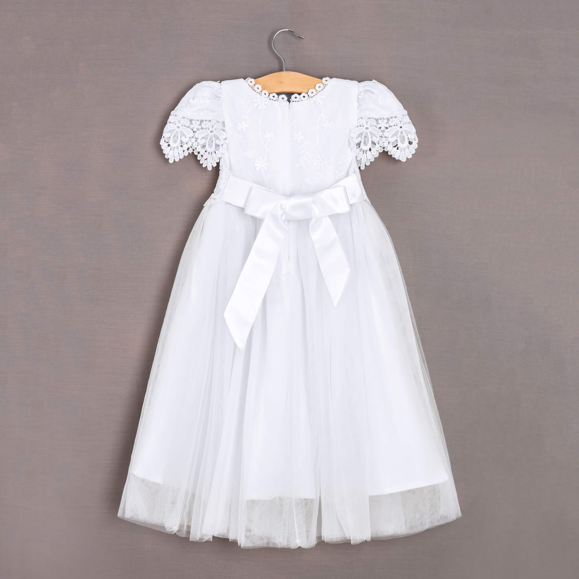 Lace white dress