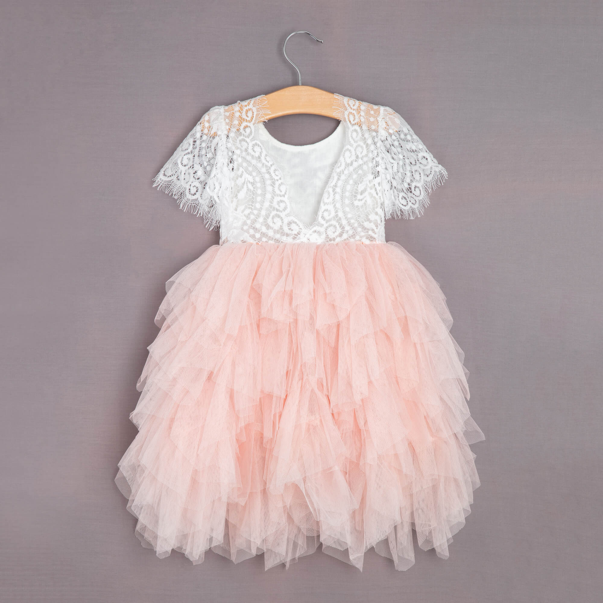 Back design Blush Princess Flutter Dress