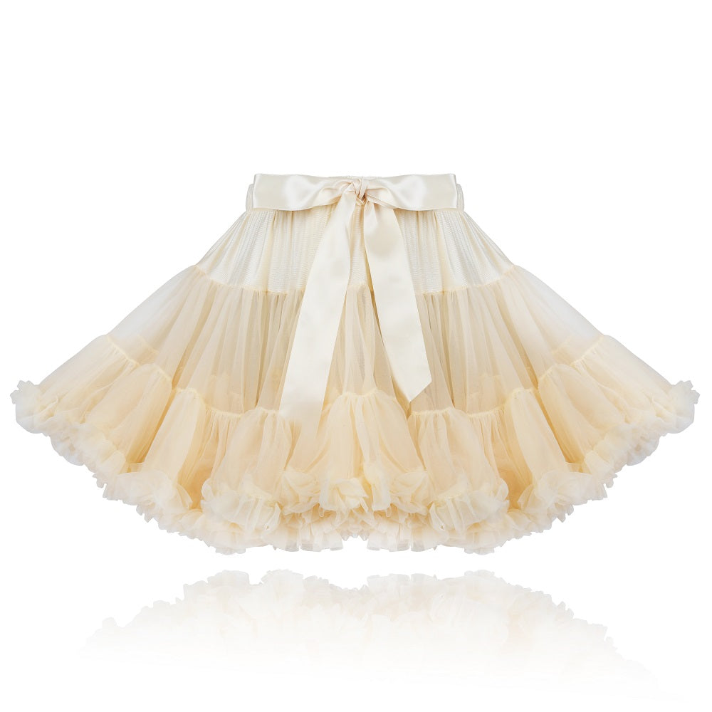 Vanilla Cream coloured girls Couture Pettiskirt