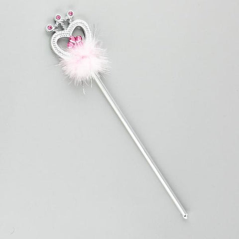 Feather and Gem heart shaped Wand