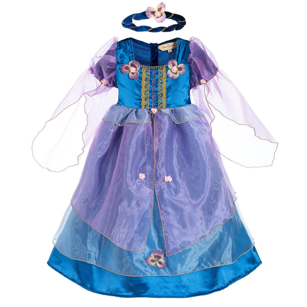 Orchid Maiden blue and purple Princess costume.